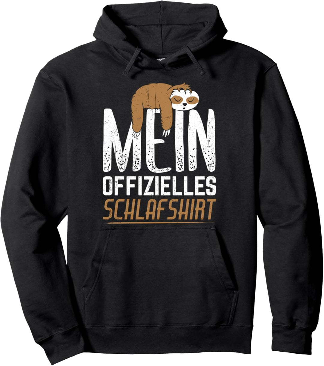 Schlafshirt Pyjama Schlafanzug Nachthemd Faultier Pullover Hoodie