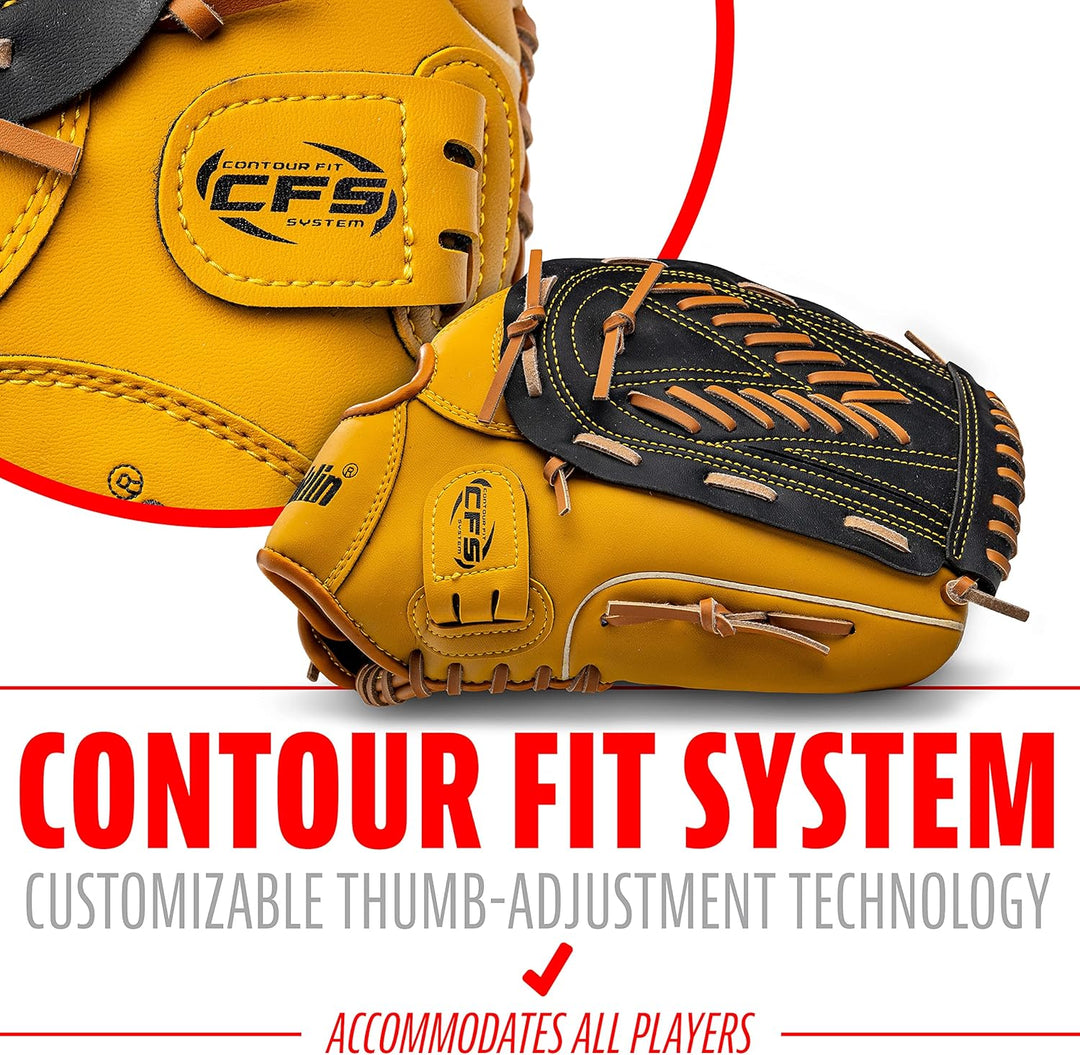 Franklin Sports Field Master Series Baseball Handschuhe 33 cm Rechte Hand Wurf, 33 cm Rechte Hand Wu