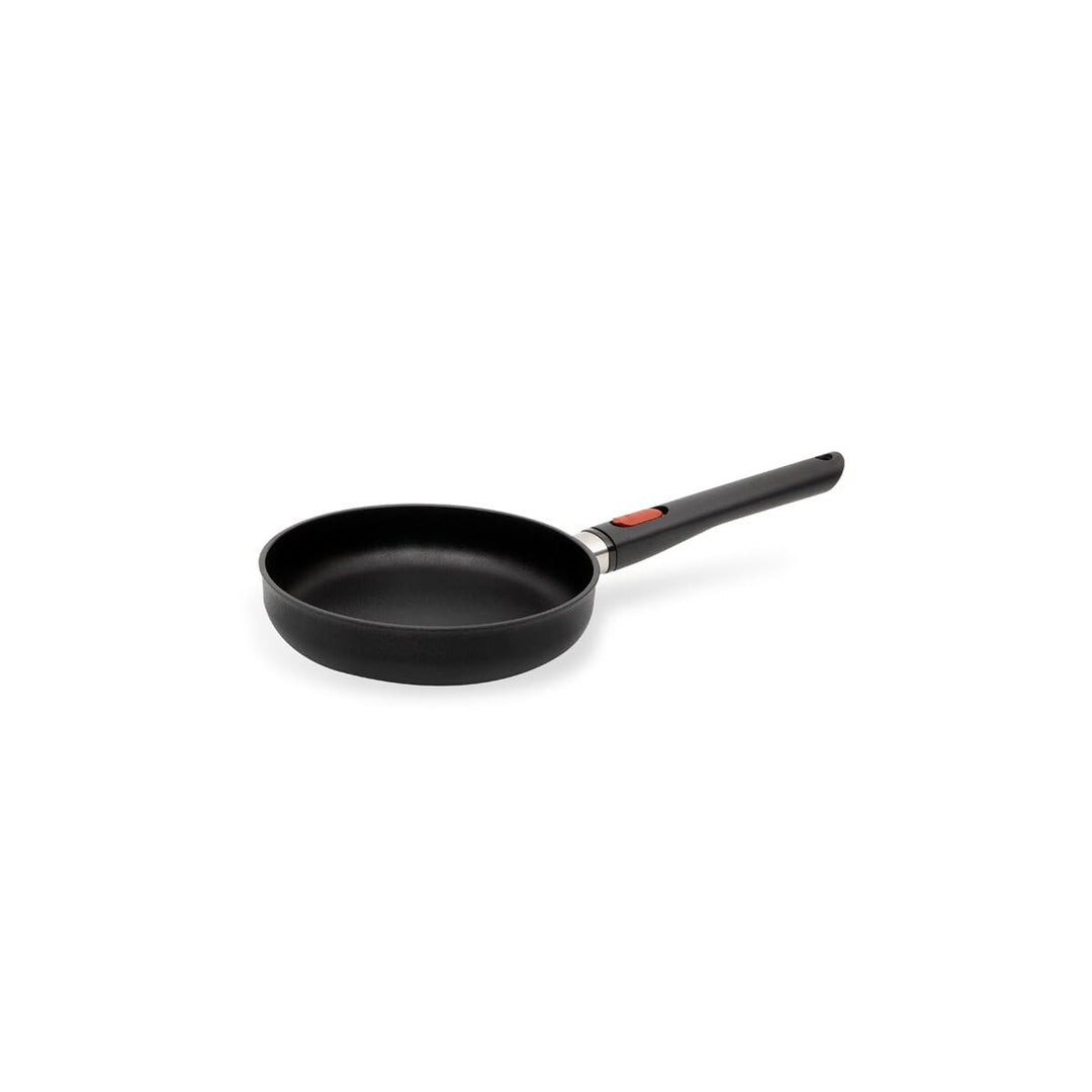 Woll – Eco Lite QXR Flachpfanne Ø 20 cm mit abnehmbarem Stiel – PFAS-freie Antihaftpfanne, backofenf