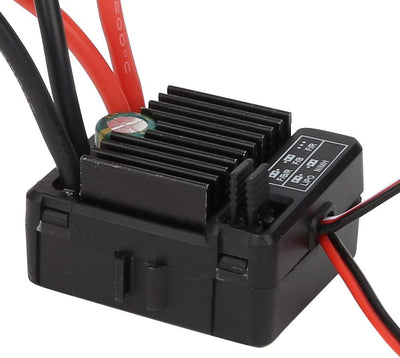 VGEBY RC Auto ESC, 2-3S 60A ESC Brushed mit Wasserdicht BEC 5V/2A ESC Elektronischer Drehzahlregler