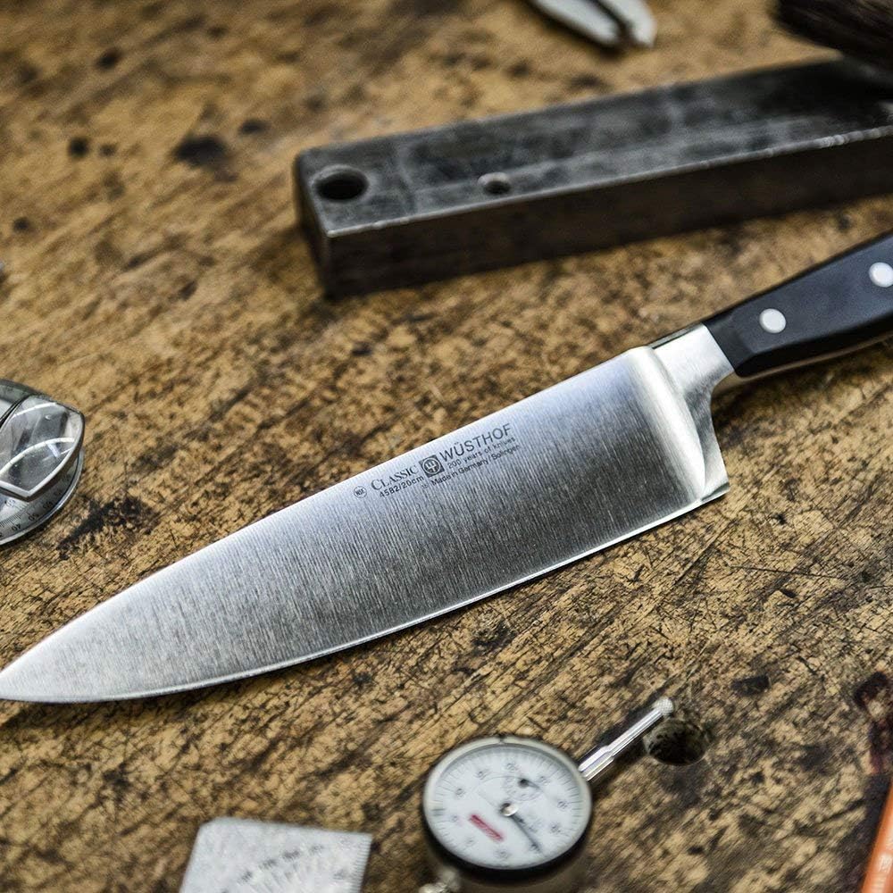 WÜSTHOF Classic Kochmesser 18 cm, Schwarz Schwarz 18 cm Single, Schwarz 18 cm Single