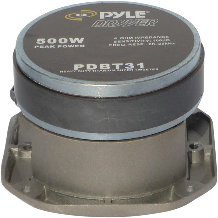 DRIVER TWEETER PYLE PDBT31 PDBT 31 VON 250 WATT RMS UND 500 WATT MAX X GEBRAUCHT SPL IN AUTOMOBIL MI