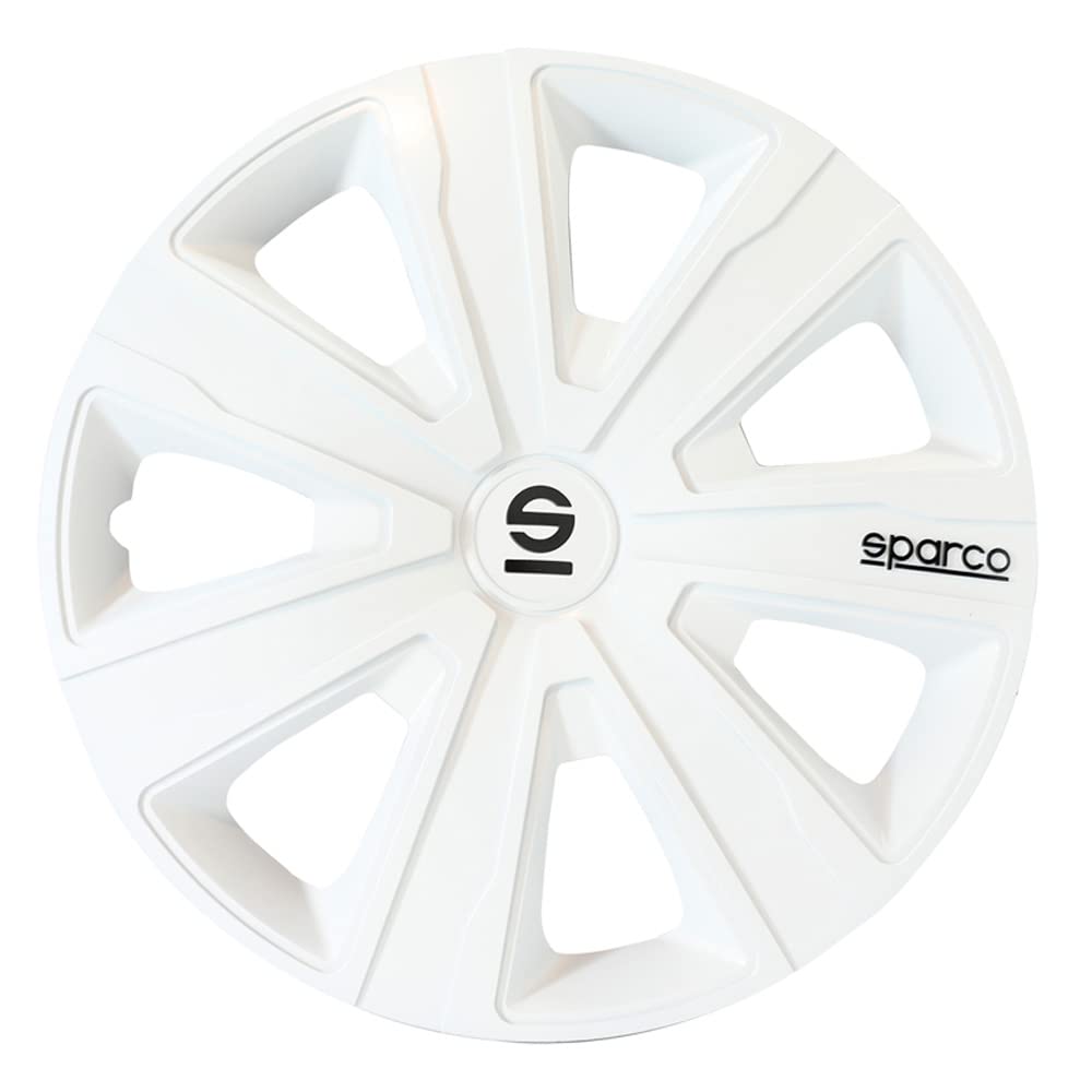 Sparco Radzierblenden Palermo - 14-Zoll - Weiss - Satz mit 4 Stück