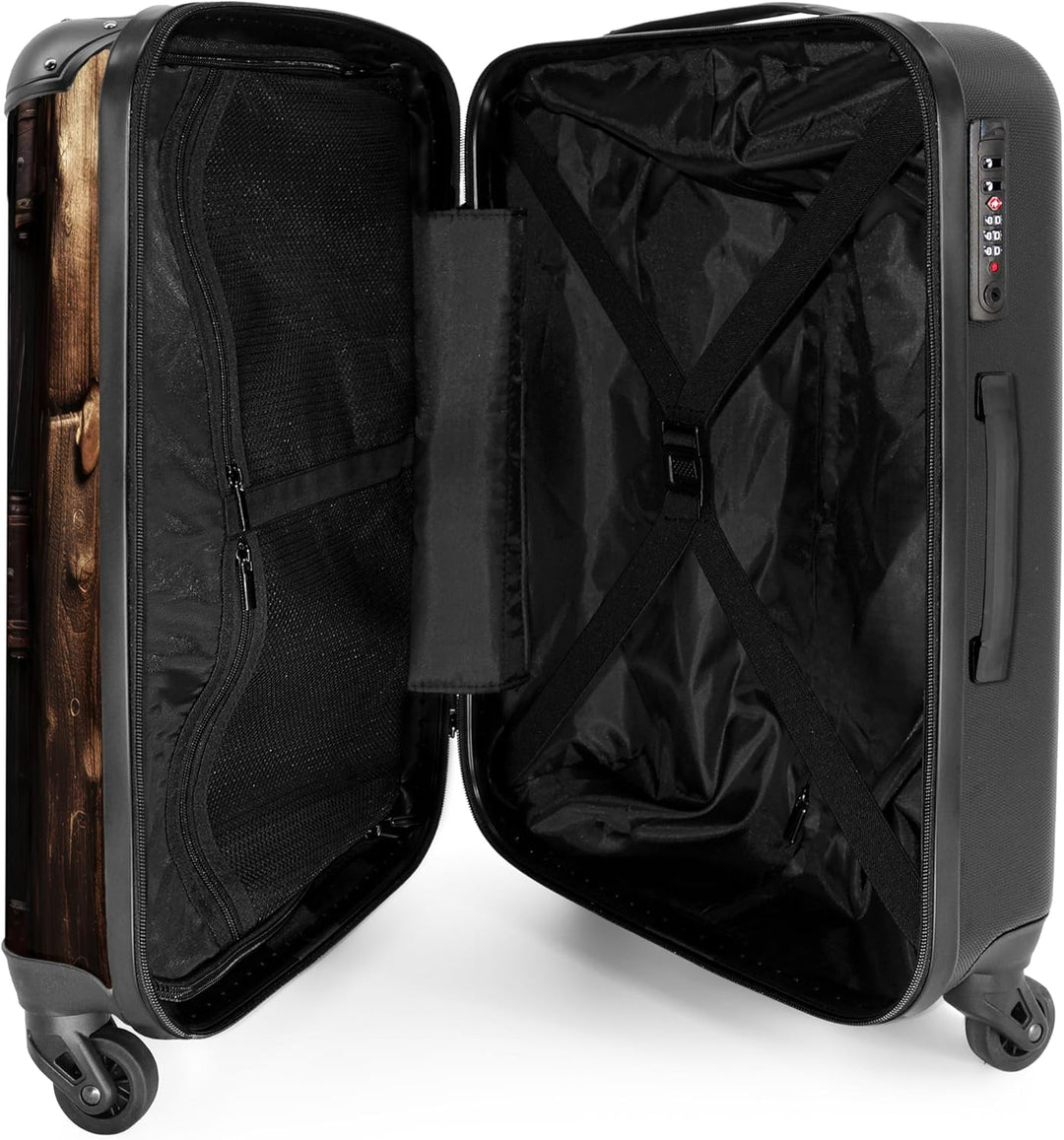 Koffer Mittelgross 67x43x25 cm Hartschalenkoffer L Trolley Rollkoffer 4 Rollen Leicht Hartschale Mit