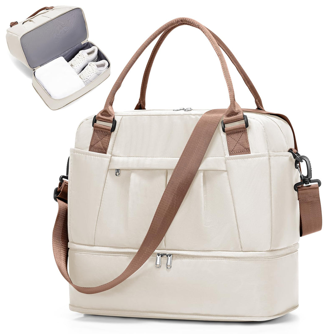 SEAFEW Reisetasche 24L, 40x30x20 Ryanair Handgepäck Tasche für Flugzeug Weekender Sporttasche Damen