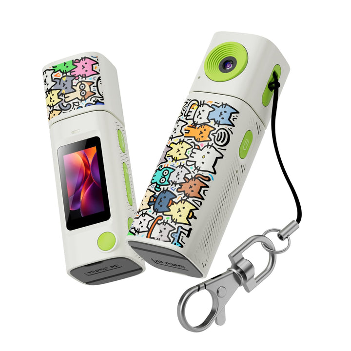 Mini 2K Kamera mit 270° Objektiv, Schlüsselanhänger Tragbar
