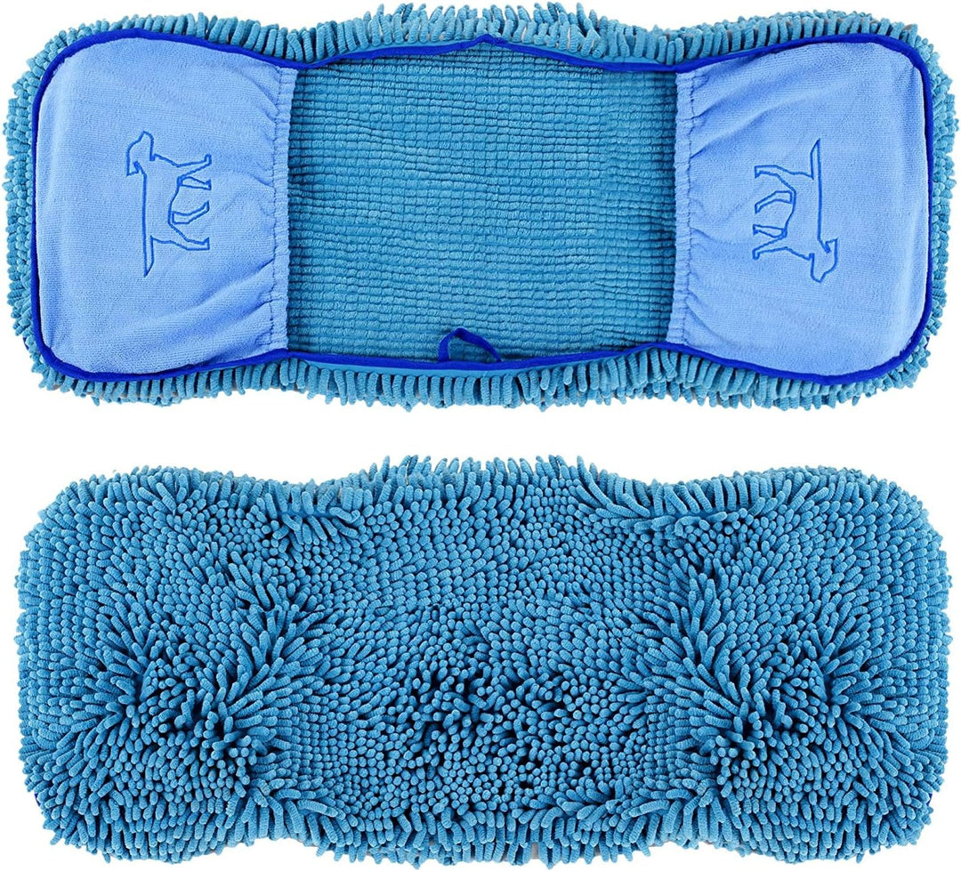 Tuff Pupper Schnelltrocknendes Handtuch für Hunde | Ultra saugfähiges Mikrofaser-Shammy | Extra gros