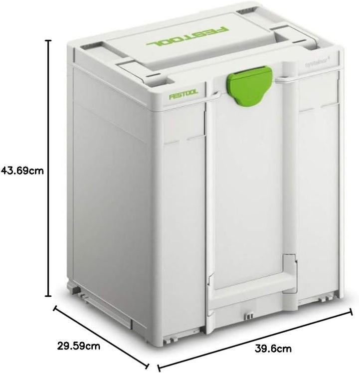 Festool Systainer³ SYS3 M 437 (mit Abdeckung für Beschriftungsfeld) 396mm x 296mm x 437mm, 396mm x 2