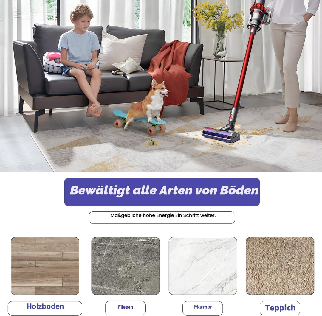 Bürste kompatibel für Dyson V7 V8 V15 SV10 SV11 SV14, Staubsauger Ersatzteile Vacuum Replacement Att