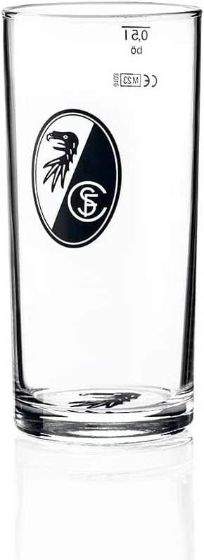 SC Freiburg Schobbeglas gross 0,5l SC Freiburg Glas, Bierglas, mug, jug, jarra, cruche, Fanglas, Bie