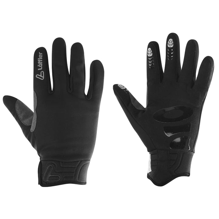 LÖFFLER Ws Warm Handschuhe Schwarz EU 7-7.5, Schwarz EU 7-7.5