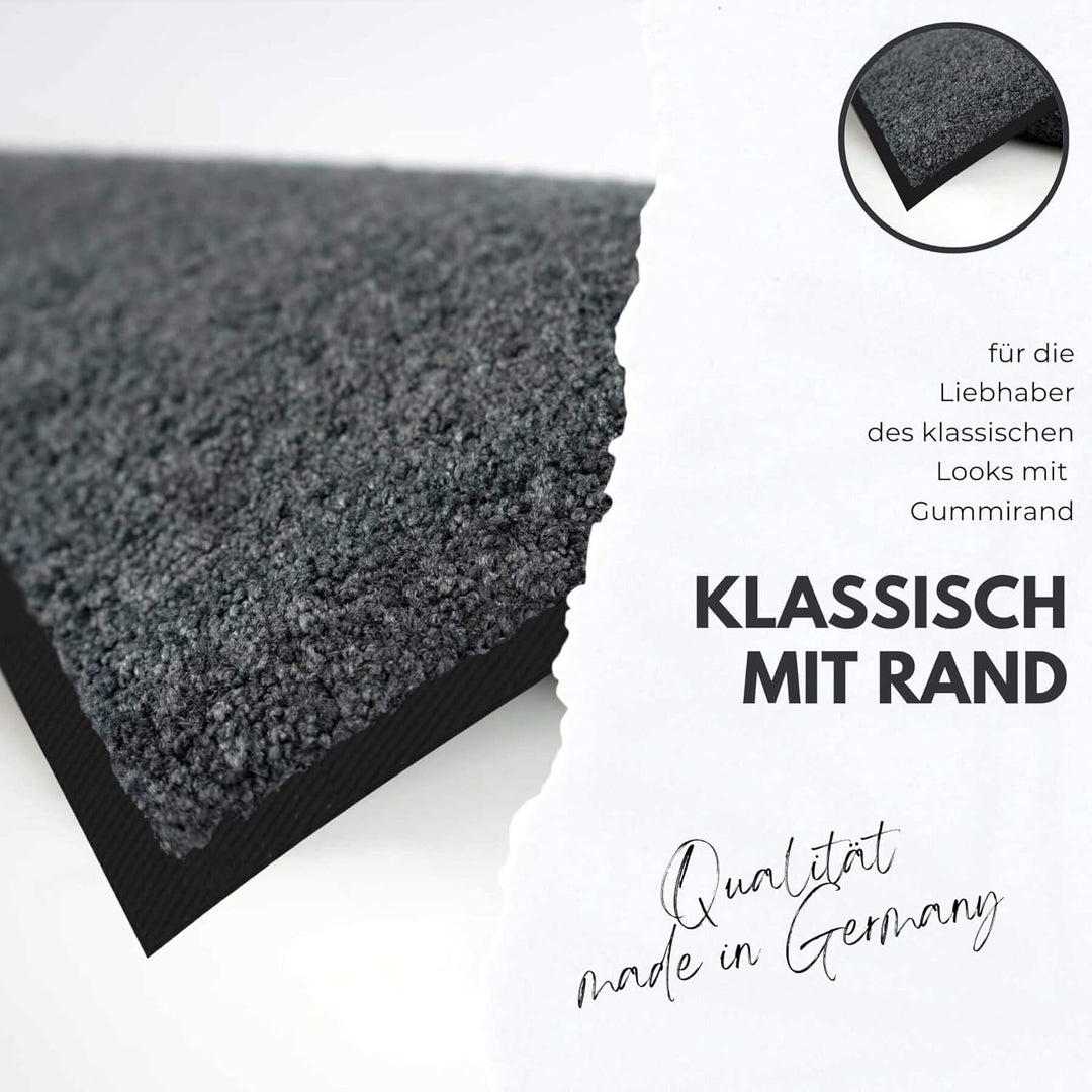 Salonloewe Fussmatte waschbar Finn Anthrazit 50x75 cm SLD0875-050x075 H 50 cm | B 75 cm | L 0,7 cm,
