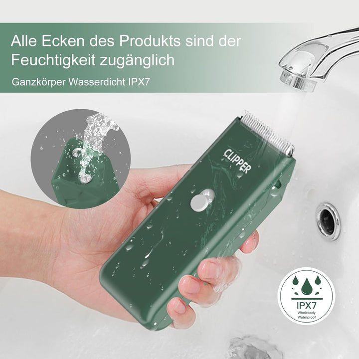 ENSSU Hundeschermaschine, kabelloses, wiederaufladbares Hundepflege-Set Katzenhaarschneidemaschine f