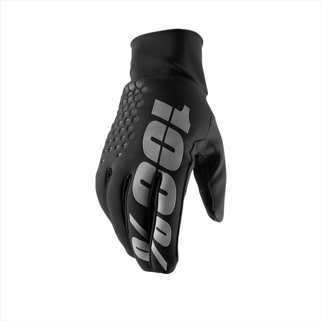 100% GUANTES Unisex-Erwachsene Hydromatic Brisker Gloves Black-M Handschuhe, schwarz (schwarz), M