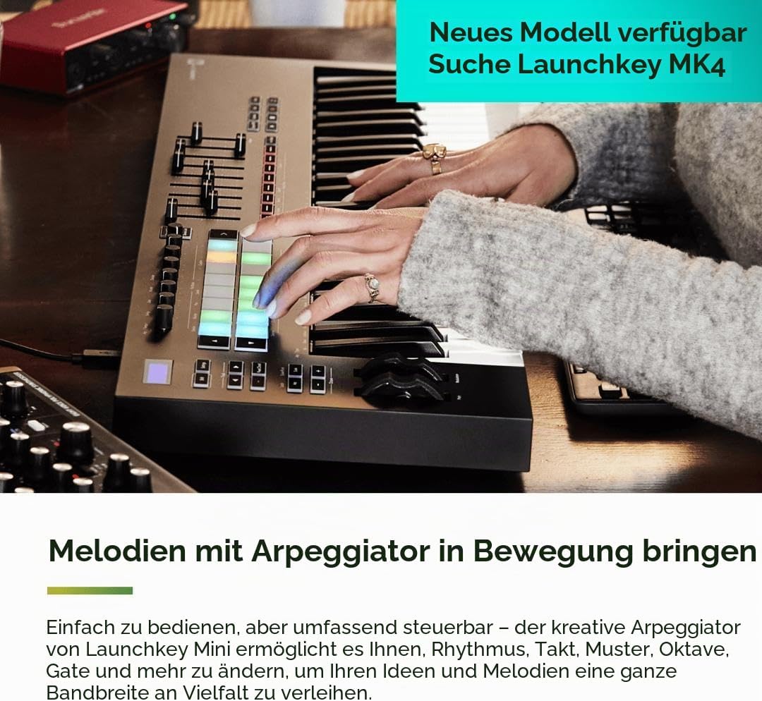 Novation Launchkey 61 [MK3] MIDI-Controller-Keyboard – Nahtlose Integration in Ableton Live. Akkordm
