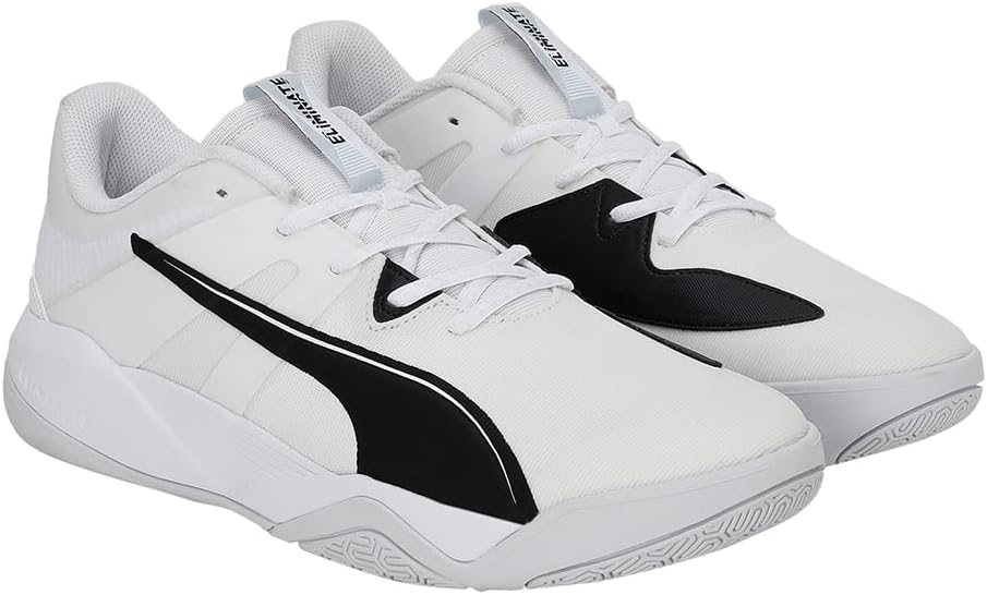 PUMA Herren Eliminate Pro Ii Hallenturnschuh 40.5 EU Puma White Puma Black Nitro Blue, 40.5 EU Puma