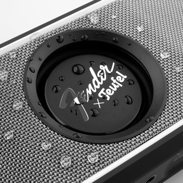 Teufel Fender x ROCKSTER GO 2 Stereo-Set Bluetooth Speaker - Tragbarer Lautsprecher mit Langer Akkul