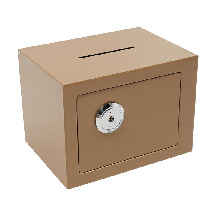 WooDerson Safe Tresor Möbeltresor, Geldtresor für Schränke mit Einwurfschlitz Kleine Tresorbox mit 3