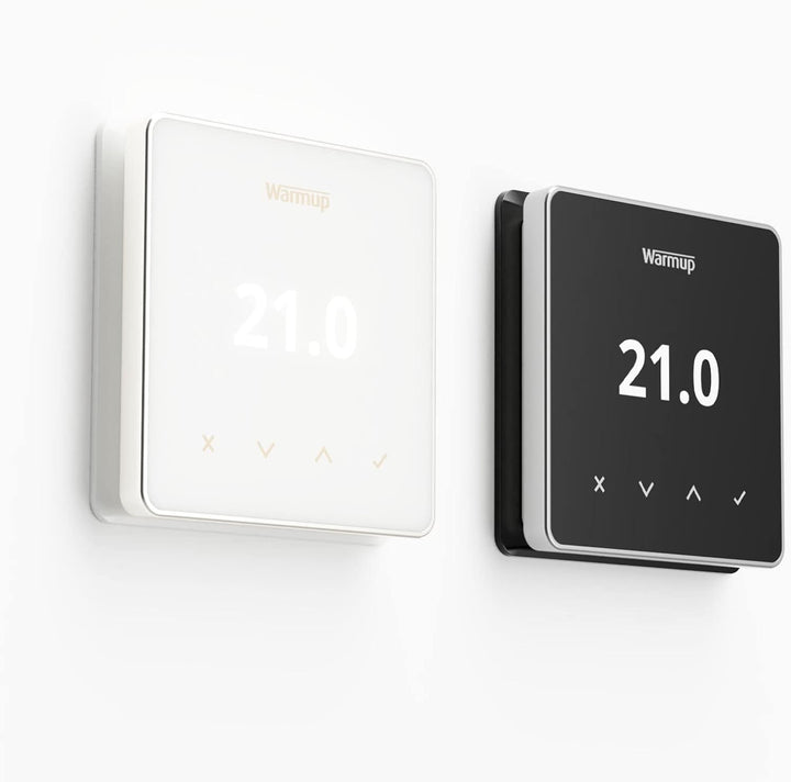 Warmup Element Smart WiFi Thermostat Raumregler für Fussbodenheizung, Elektro Heizung, Farbe: Weiss,
