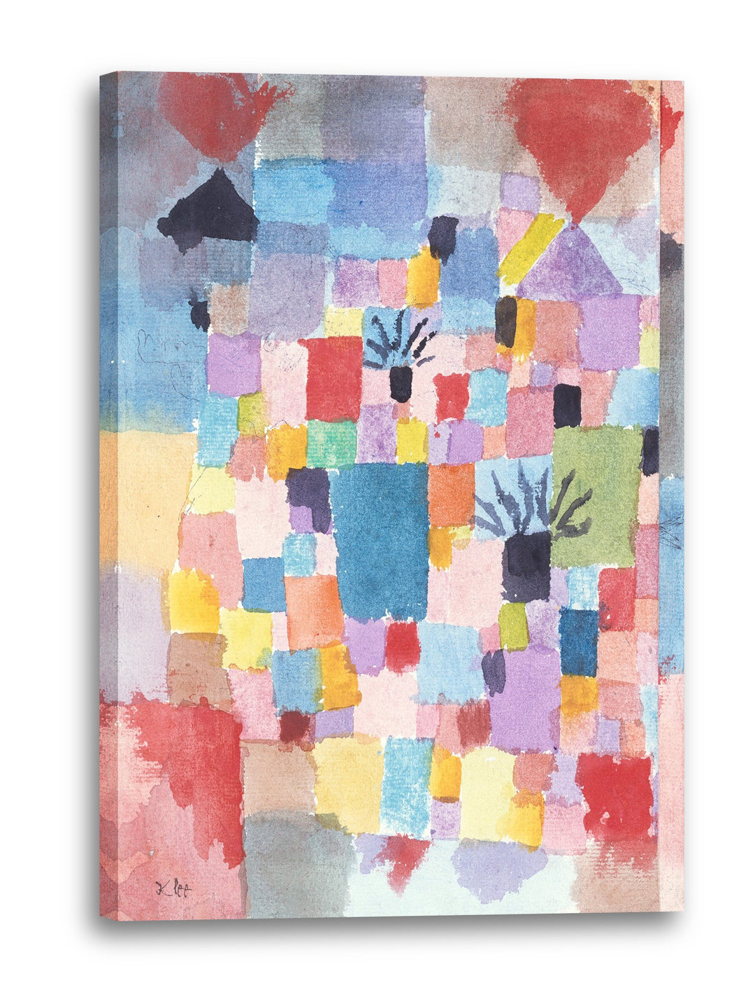 Printed Paintings Leinwand (60x80cm): Paul Klee - Südliche Gärten (1919) 60x80 cm, 60x80 cm