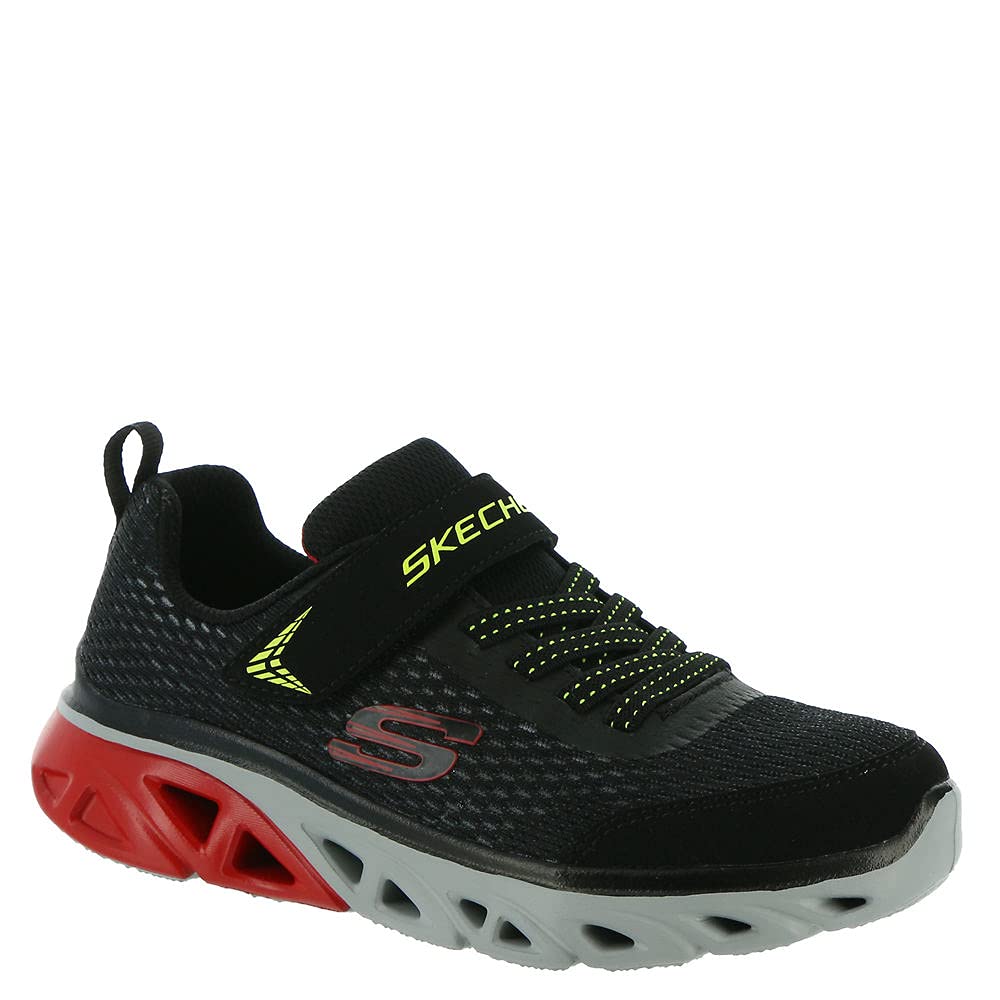 Skechers Jungen Glide-step Sport Wave Blitz Sneaker 31 EU Schwarz, 31 EU Schwarz
