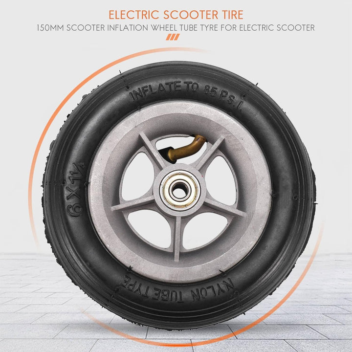 Dropfree 6X1 1/4 Reifen 150MM Scooter Inflations Rad Schlauch Reifen für Elektro Roller