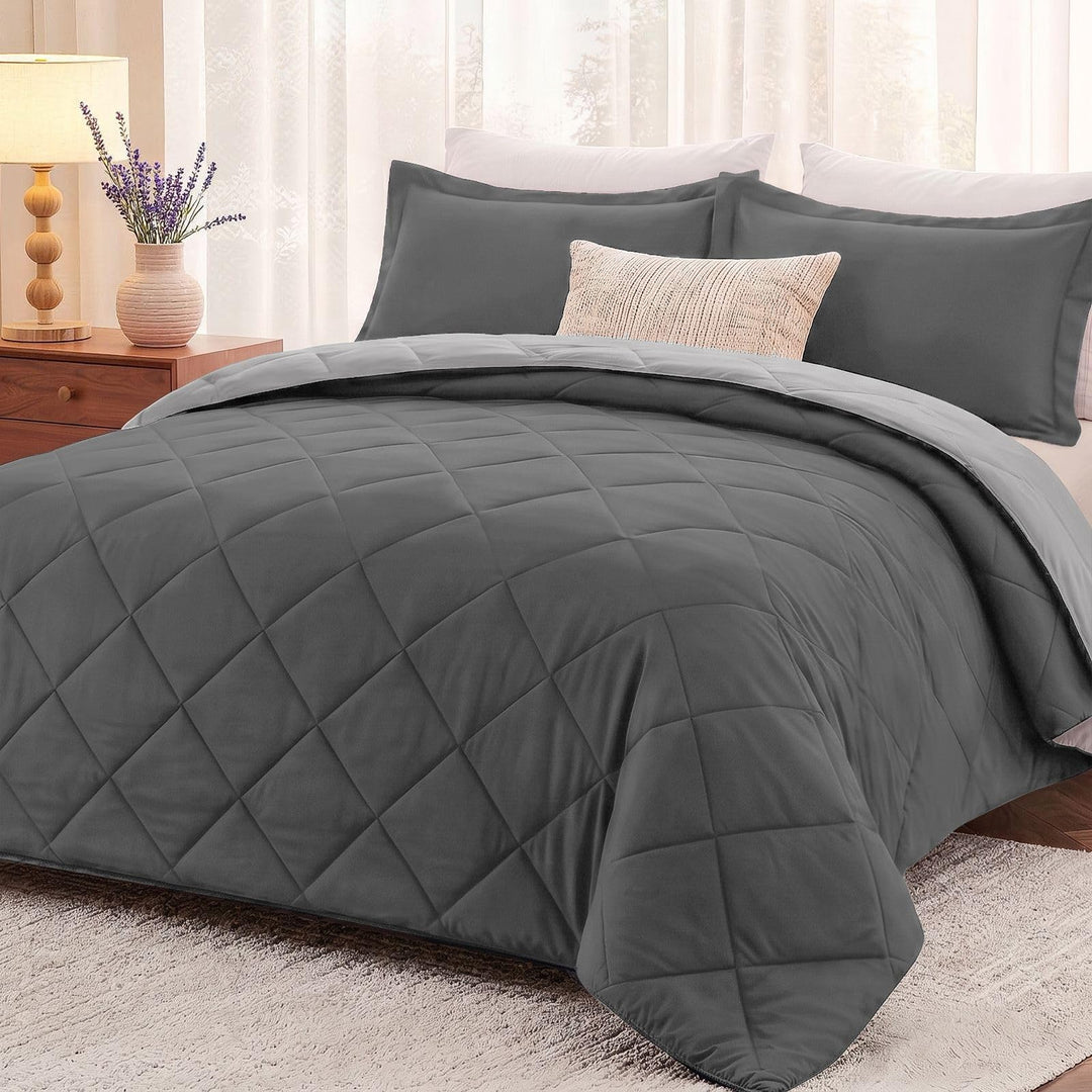 downluxe Bettwäsche-Set für King-Size-Betten, weiches Bettwäsche-Set für alle Jahreszeiten, 1 Bettde
