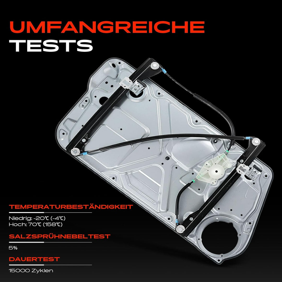 Frankberg Fensterheber Elektrisch Ohne Motor Vorne Rechts Kompatibel mit New Beetle 9C1 1C1 Schräghe