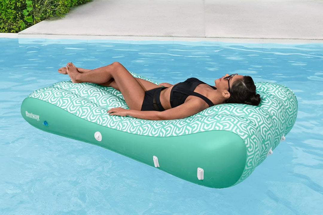 Bestway Luftmatratze Comfy Chill mit Sonnenschutzdach 178 x 102 cm