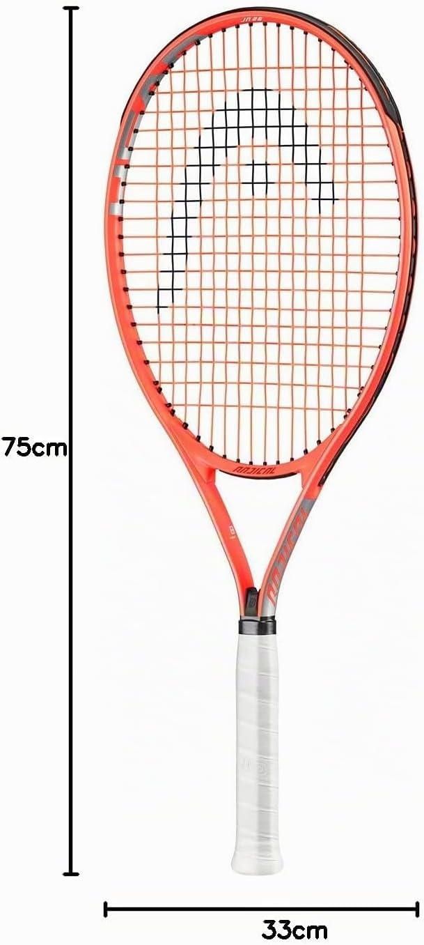 HEAD Unisex Jugend Radical Jr. 26 Tennis Racquet 07 orange, 07 orange