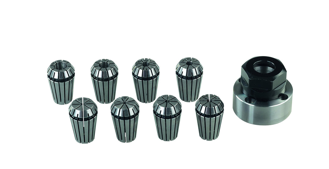 Proxxon 24038 Spannzangeneinrichtung mit ER 20-Spannzangen für Drehmaschine PD 250/E