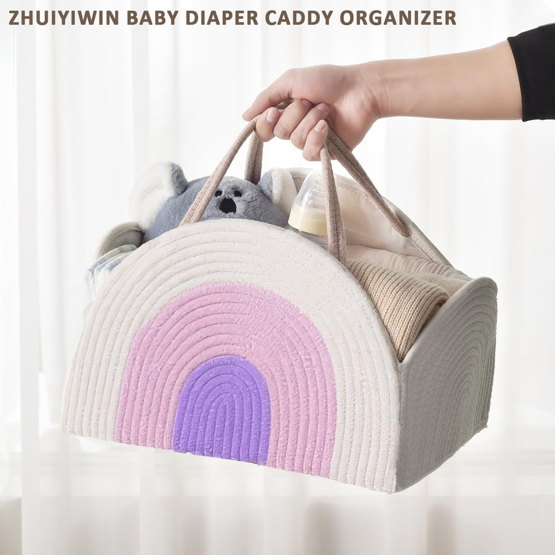 ZHUIYIWIN Baby Windel Caddy Organizer, Windel Organizer, Tragbarer Wickelorganizer, Wickelorganizer