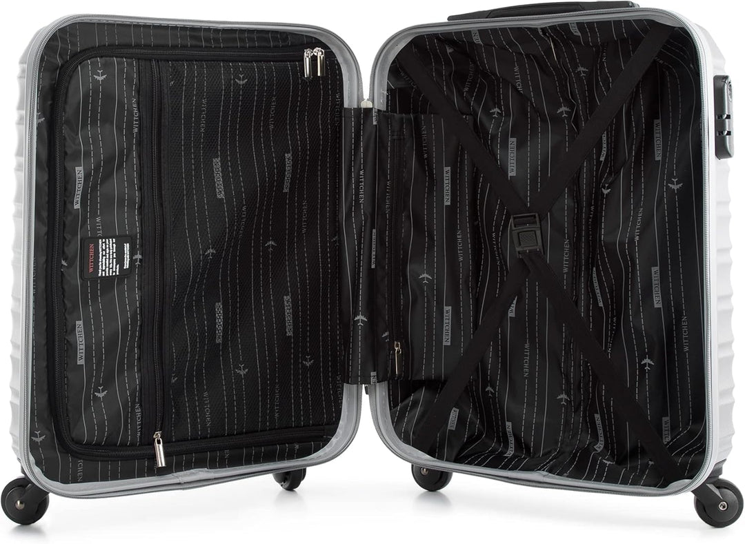 WITTCHEN Reisekoffer Handgepäck Kabinengepäck Rollkoffer Kabinenkoffer Kleiner Koffer Trolley Hartsc
