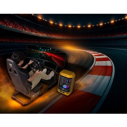 Thermaltake GR300 | Racing SIM Rig Monitor Stand | Black, Black