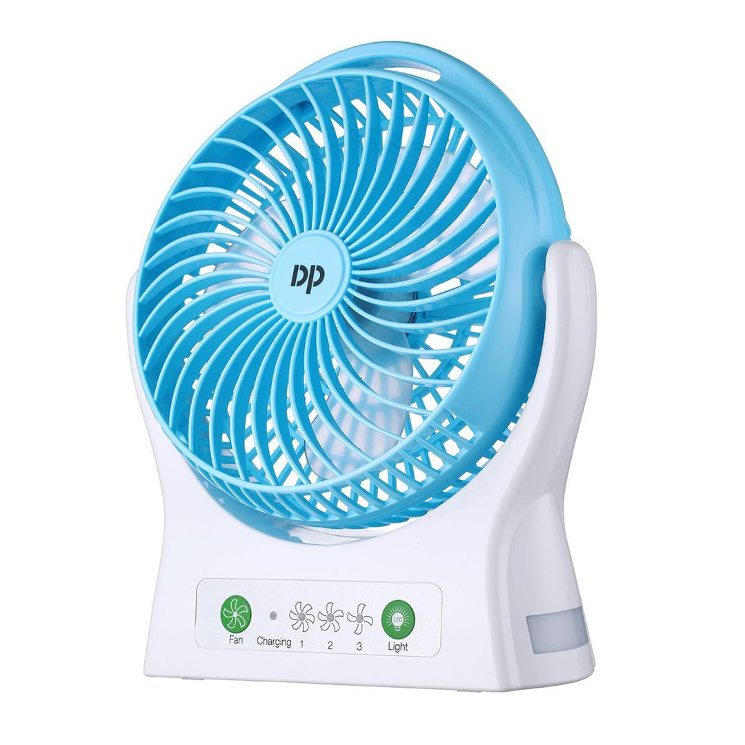 Ventilator Batterie Tischventilator Tragbar Ventilator Leise USB Akuu Lüfter Klein Ventilator mit Ba