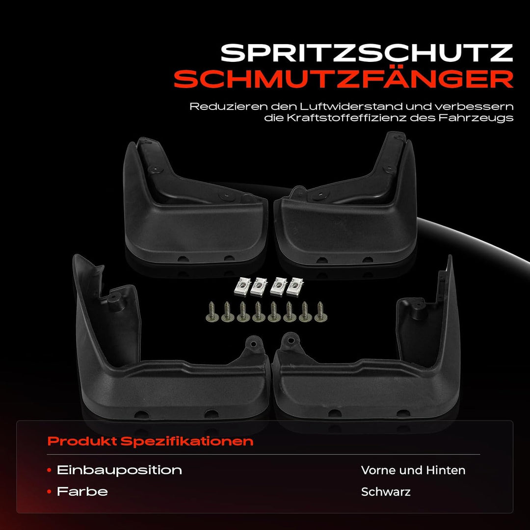 4x Spritzschutz Schmutzfänger Vorne Hinten Links und Rechts für F34 318 320 325 328 330 335 340 2014