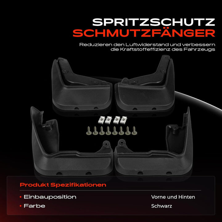 4x Spritzschutz Schmutzfänger Vorne Hinten Links und Rechts für F34 318 320 325 328 330 335 340 2014