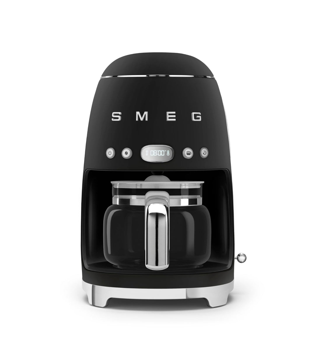 SMEG - Máquina de Café de Filtro, Anni 50, Preto mate DCF02BLMEU Mattschwarz, Mattschwarz