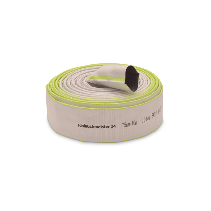 Ø 75 mm - 3 Zoll, 40 Meter Industrieschlauch | Bauschlauch | Flachschlauch Ø 75 mm - 3 Zoll 40 Meter