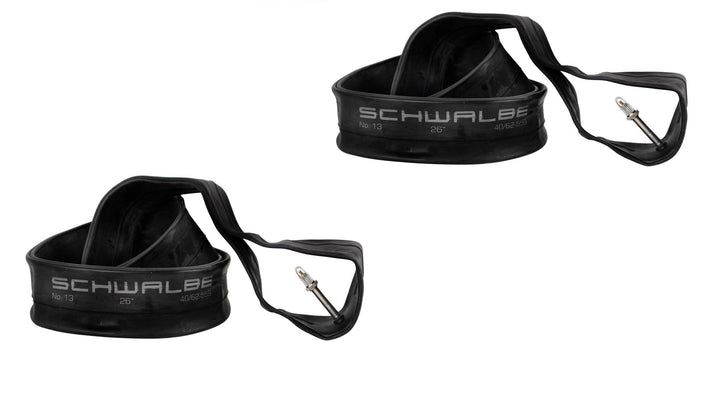 2er Set Fahrrad Schlauch 26 27,5-28 - 29 Zoll, Auto-Ventil AV, Fahrrad-Ventil DV, Sclaverand-Ventil
