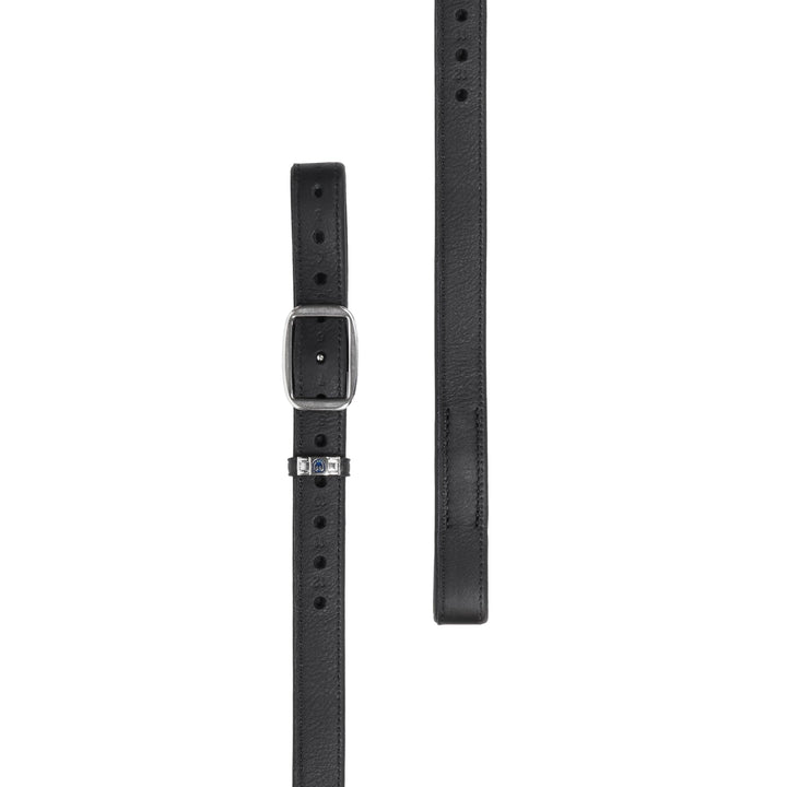 Stübben Steigbügelriemen Mono de Luxe Breite 1 Zoll ebony M (68cm), ebony M (68cm)