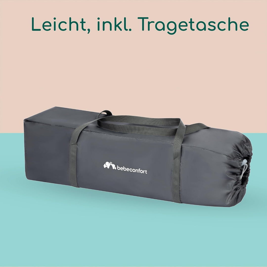 BEBECONFORT Soft Dreams, Reisebett Baby, 0–3 Jahre (0–15 kg), leichtes Reisebettchen, Matratze aus H