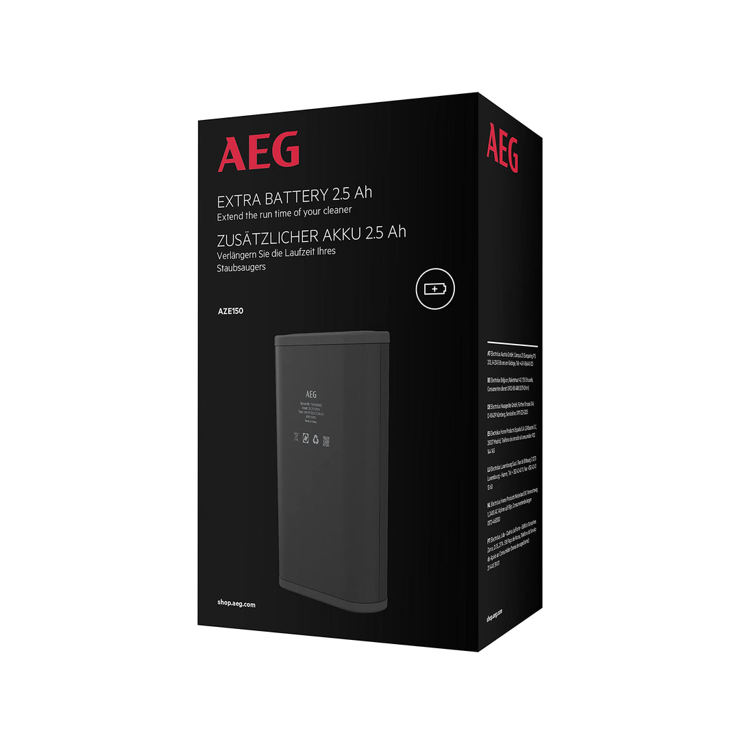 AEG AZE150 Ersatz-Akku für AEG 8000 Akku-Staubsauger (Reserve-Akku, lange Laufzeit, schnelles Wechse