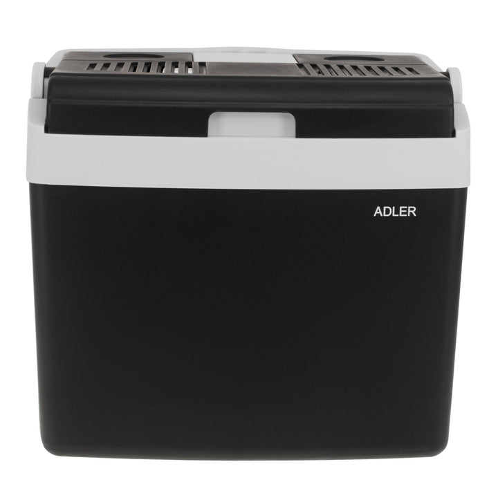 ADLER Tragbare Kühlbox 25L, HEIZUNG-KÜHLUNG-Schalter