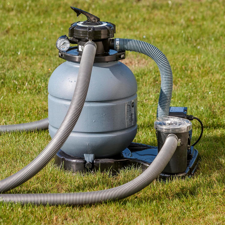 Gre FS320 - Sandfilter für Pools, 180 w, 4000 l / h, mit einer Pumpe von 0,24 CV, mit einer Pumpe vo