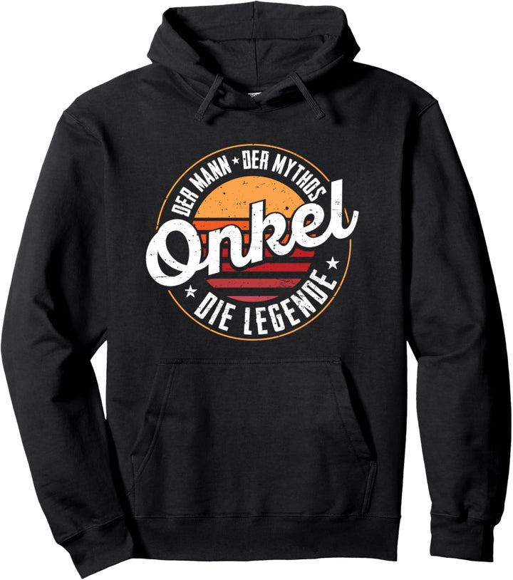 Onkel | Mann Mythos Legende Retro Vatertag Onkel Pullover Hoodie