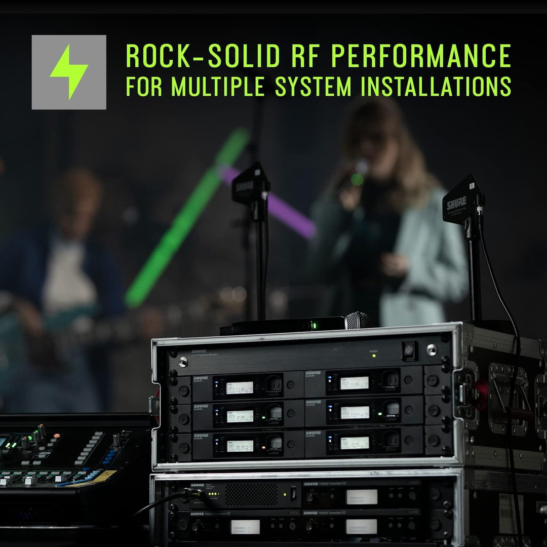 Shure GLXD24R+/SM58 Dual Band Pro Digitales drahtloses Mikrofonsystem für Kirche, Karaoke, Gesang –