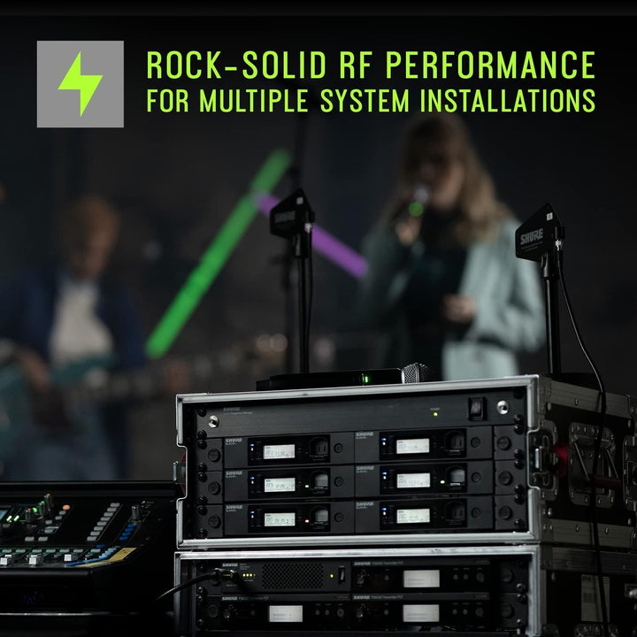 Shure GLXD24R+/SM58 Dual Band Pro Digitales drahtloses Mikrofonsystem für Kirche, Karaoke, Gesang –