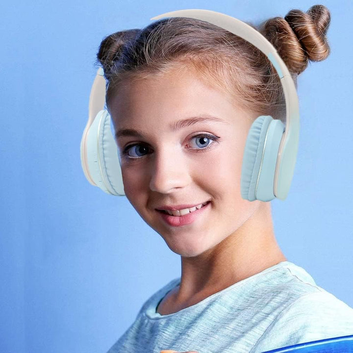 Bluetooth Kopfhörer Kinder,Kinder Kopfhörer Kabellos Over-Ear,Kinderkopfhörer Bluetooth mit Mikrofon