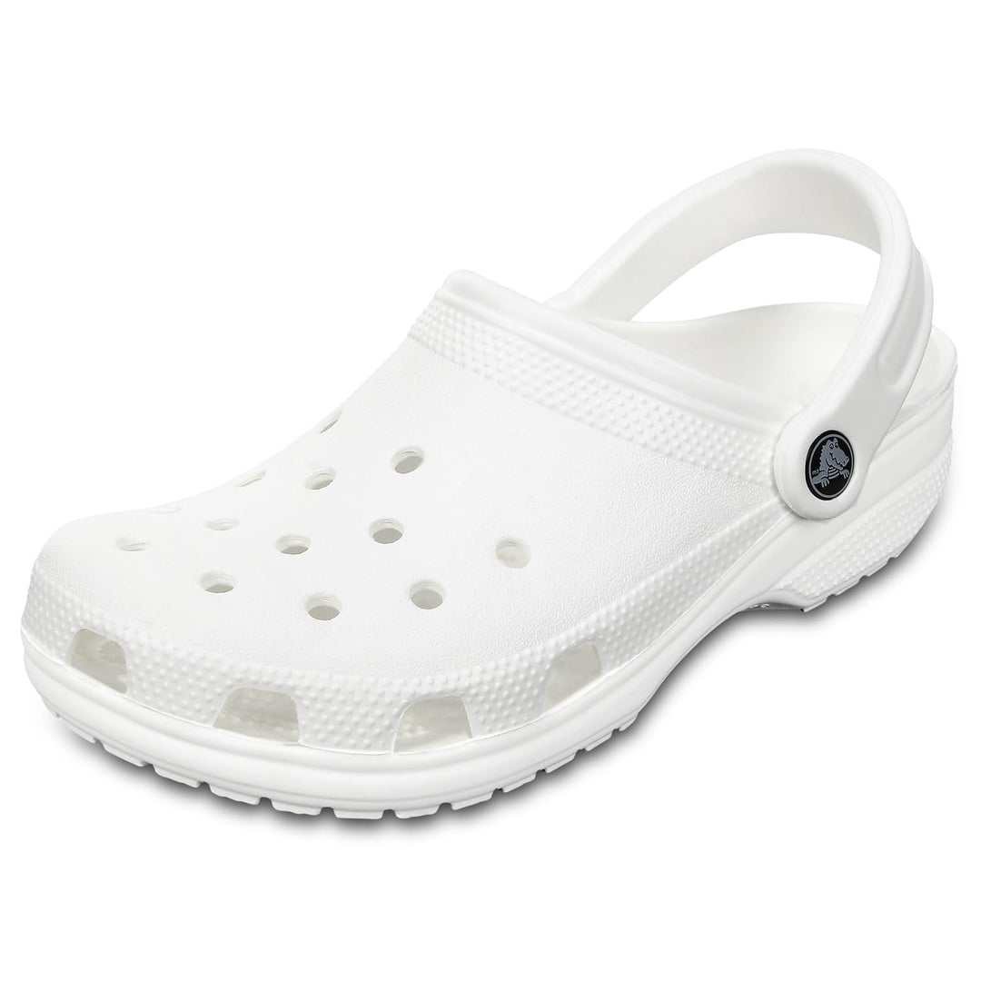 Crocs Unisex Classic Clog 34/35 EU Weiss, 34/35 EU Weiß